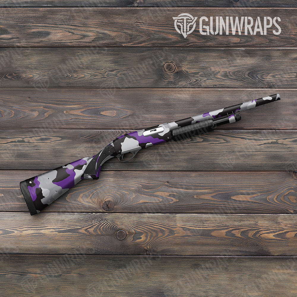 Shotgun Cumulus XL Purple Tiger Camo Gun Skin Vinyl Wrap