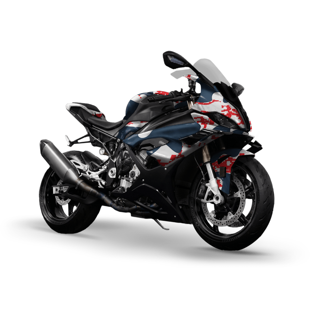 Compound America Camo Sports Bike Vinyl Wrap