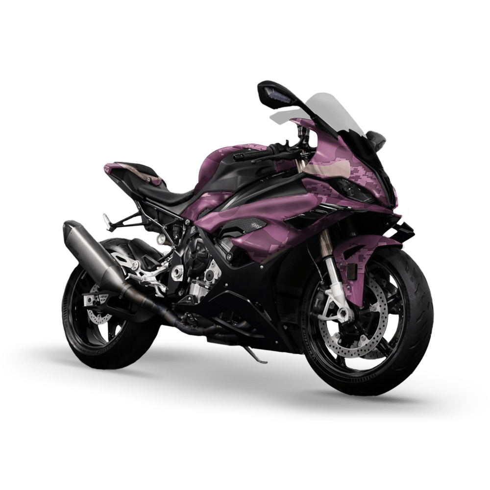 Compound Floral Camo Sports Bike Vinyl Wrap