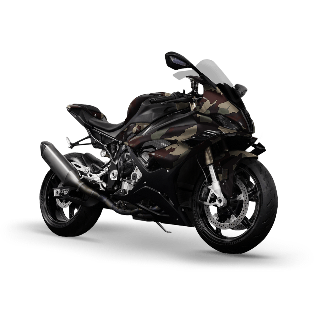 Erratic Militant Blood Camo Sports Bike Vinyl Wrap