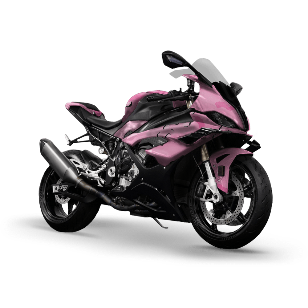 Jumbo Battle Storm Elite Pink Camo Sports Bike Vinyl Wrap