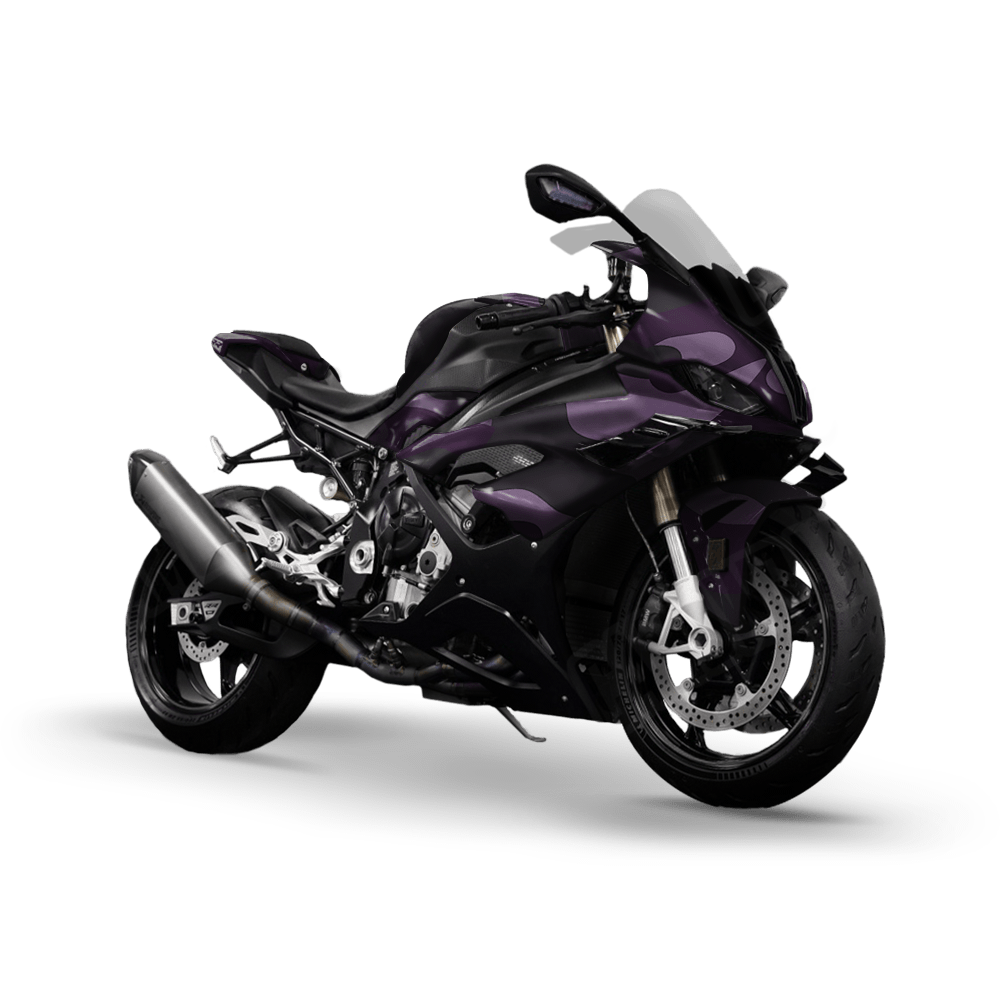Jumbo Classic Darkwing Camo Sports Bike Vinyl Wrap