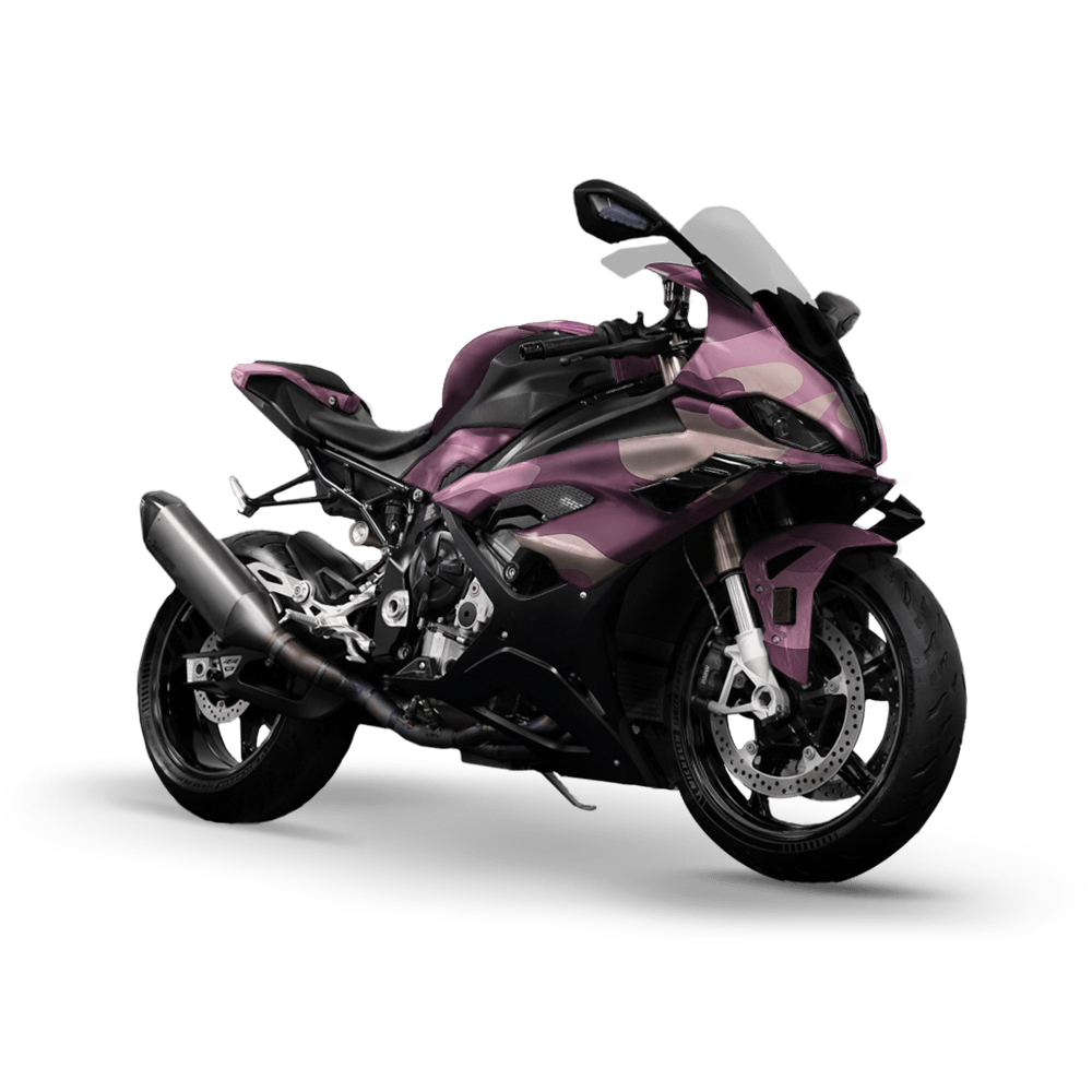 Jumbo Classic Floral Camo Sports Bike Vinyl Wrap