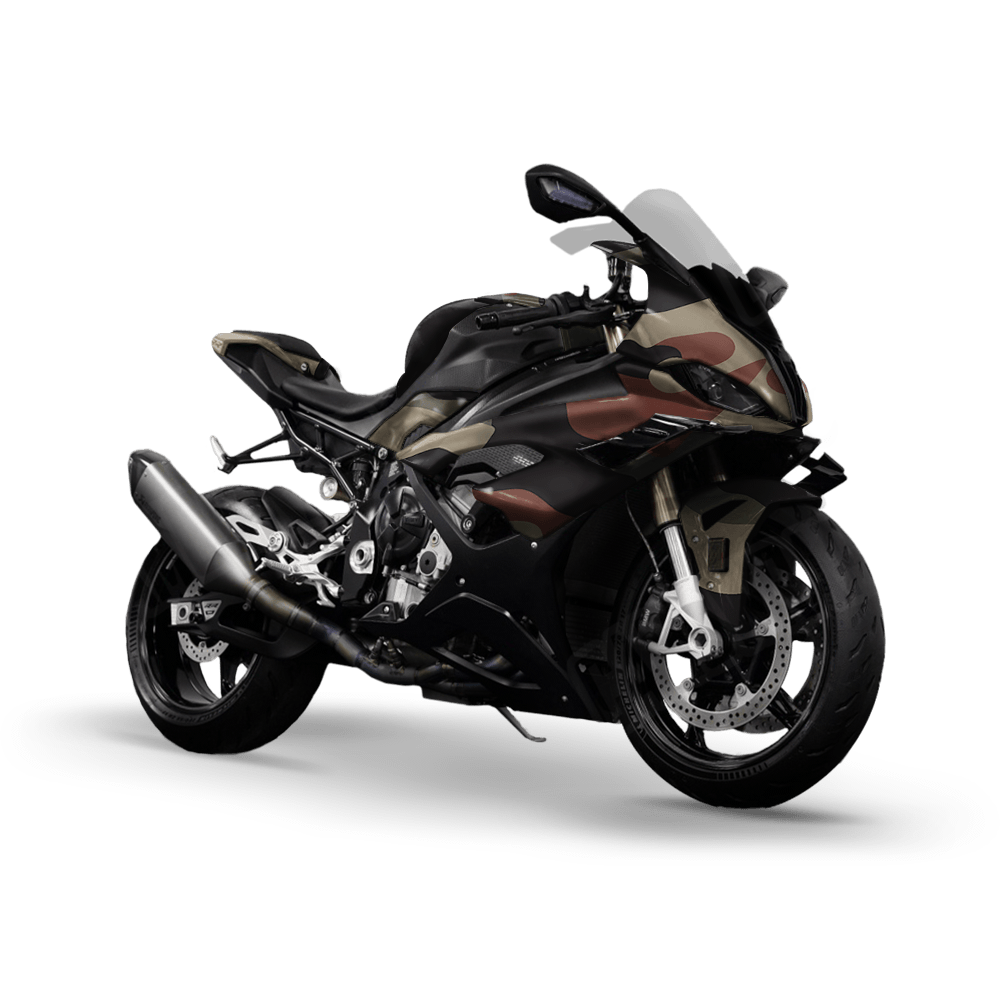 Jumbo Classic Militant Copper Camo Sports Bike Vinyl Wrap