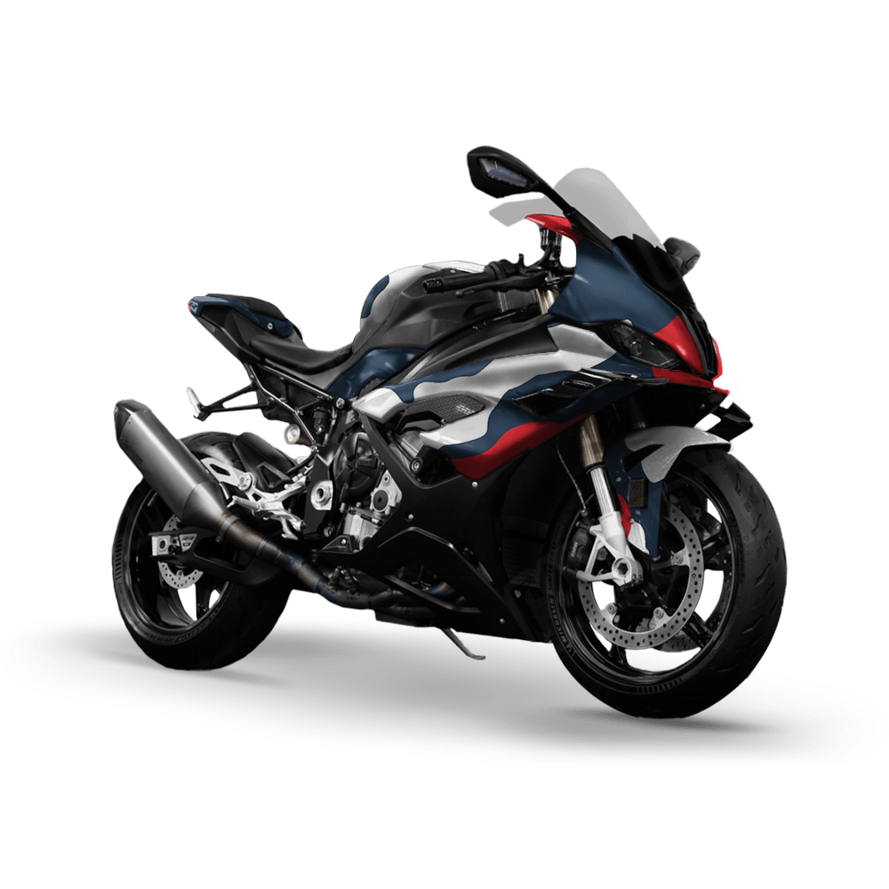 Jumbo Cumulus America Camo Sports Bike Vinyl Wrap