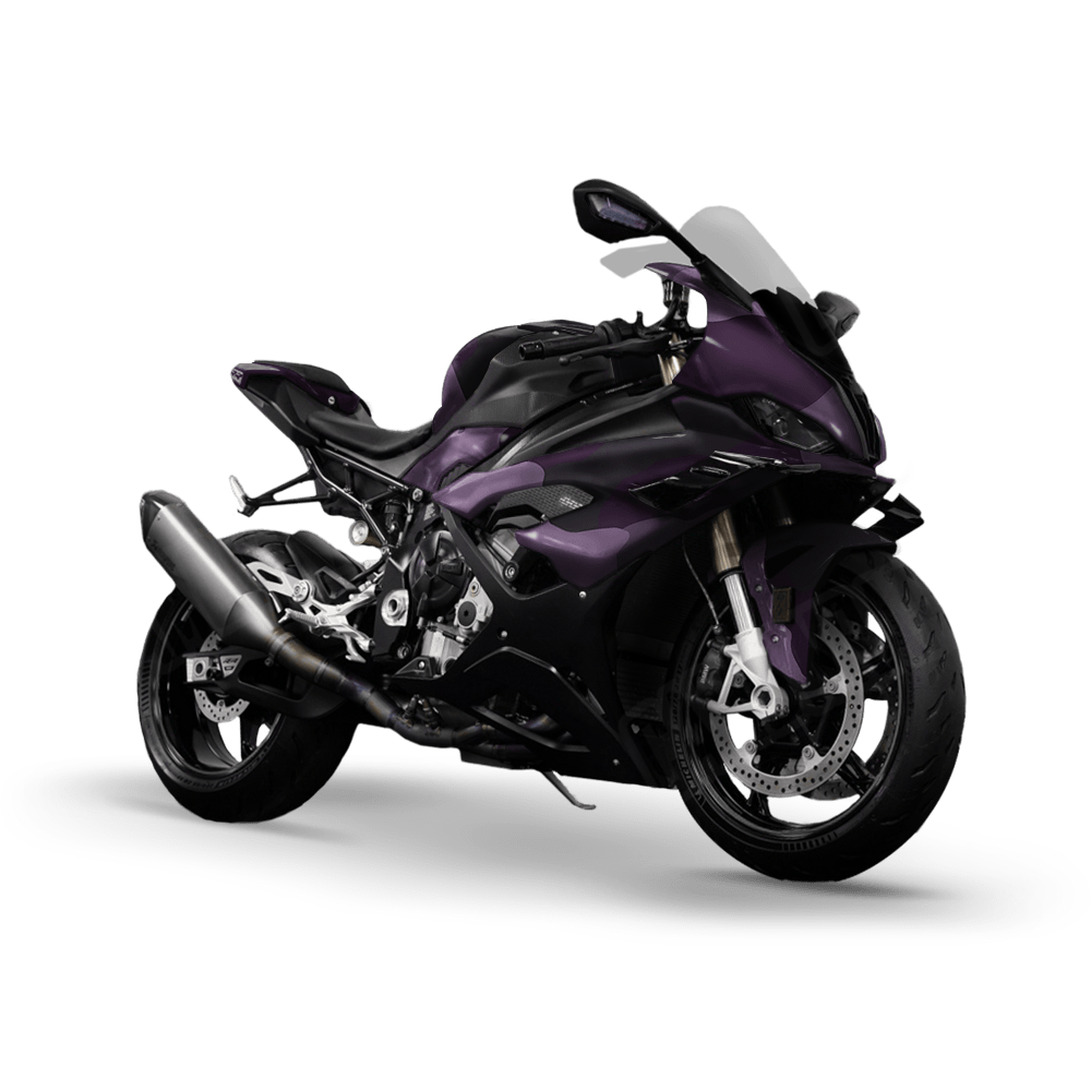 Jumbo Cumulus Darkwing Camo Sports Bike Vinyl Wrap