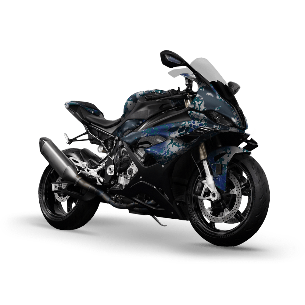 Kryptek Obskura Oceanus Camo Sports Bike Vinyl Wrap