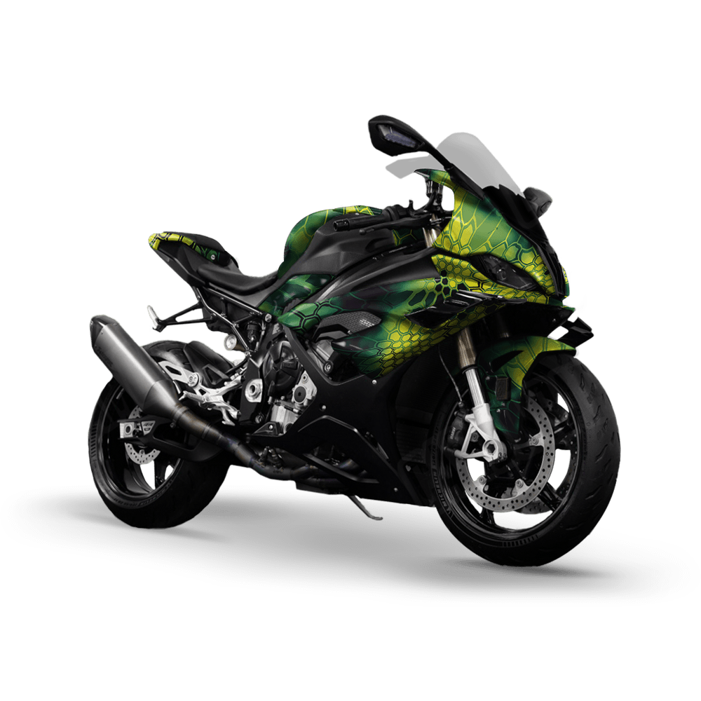 Kryptek Toxic Waste Camo Sports Bike Vinyl Wrap