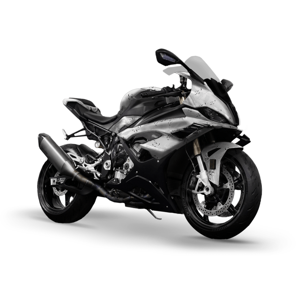 Large Battle Storm Elite White Camo Sports Bike Vinyl Wrap