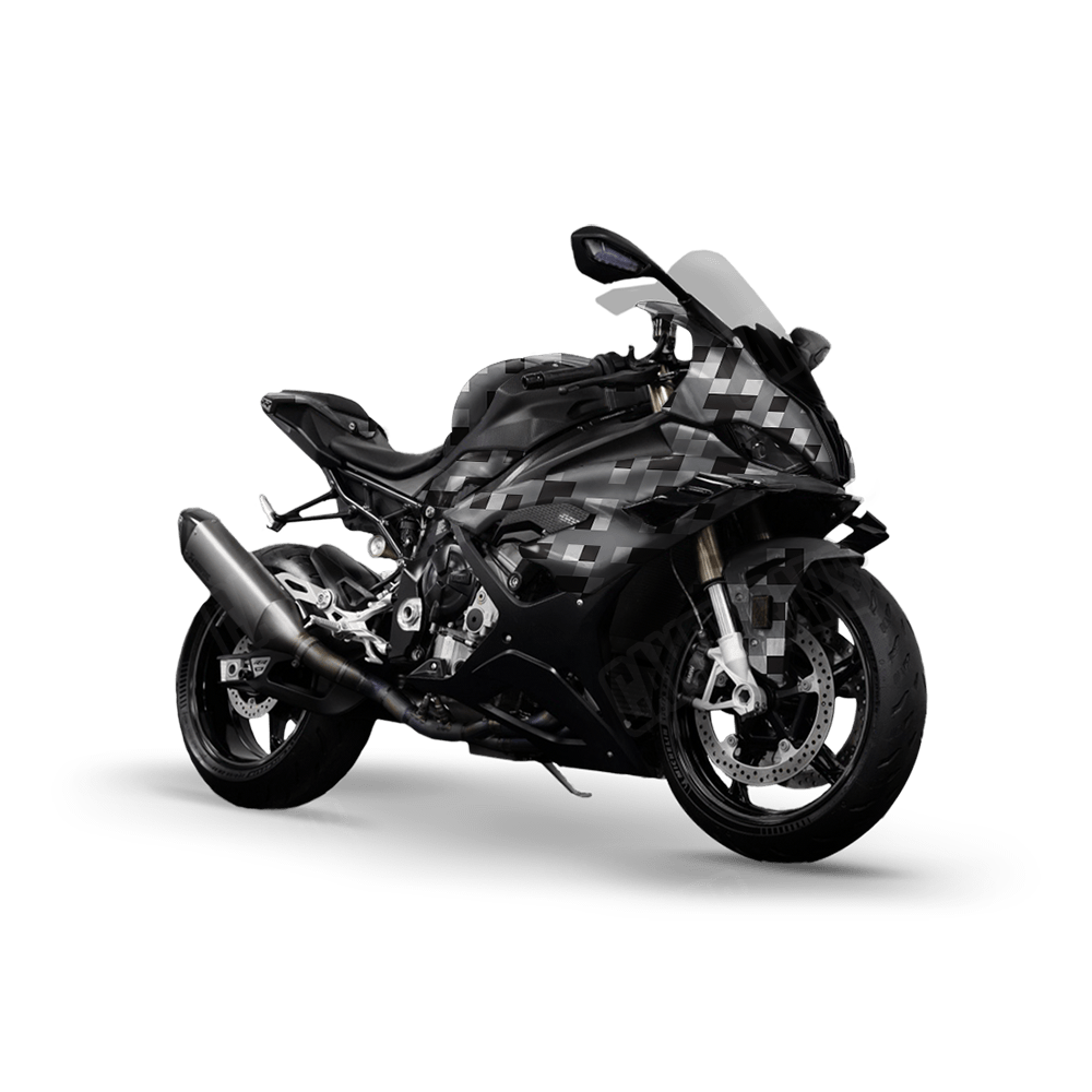 Pixel Urban Night Sports Bike Wraps