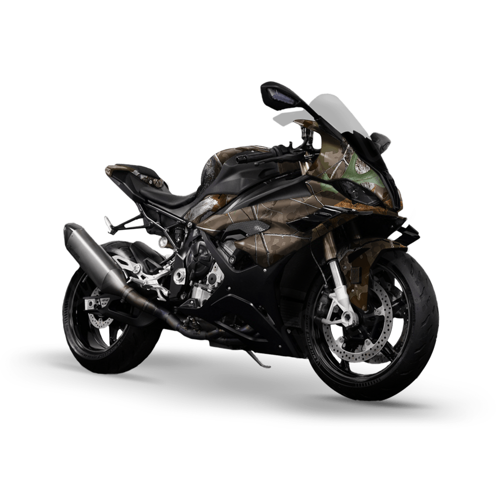 Next Wyld Camo Sports Bike Vinyl Wrap