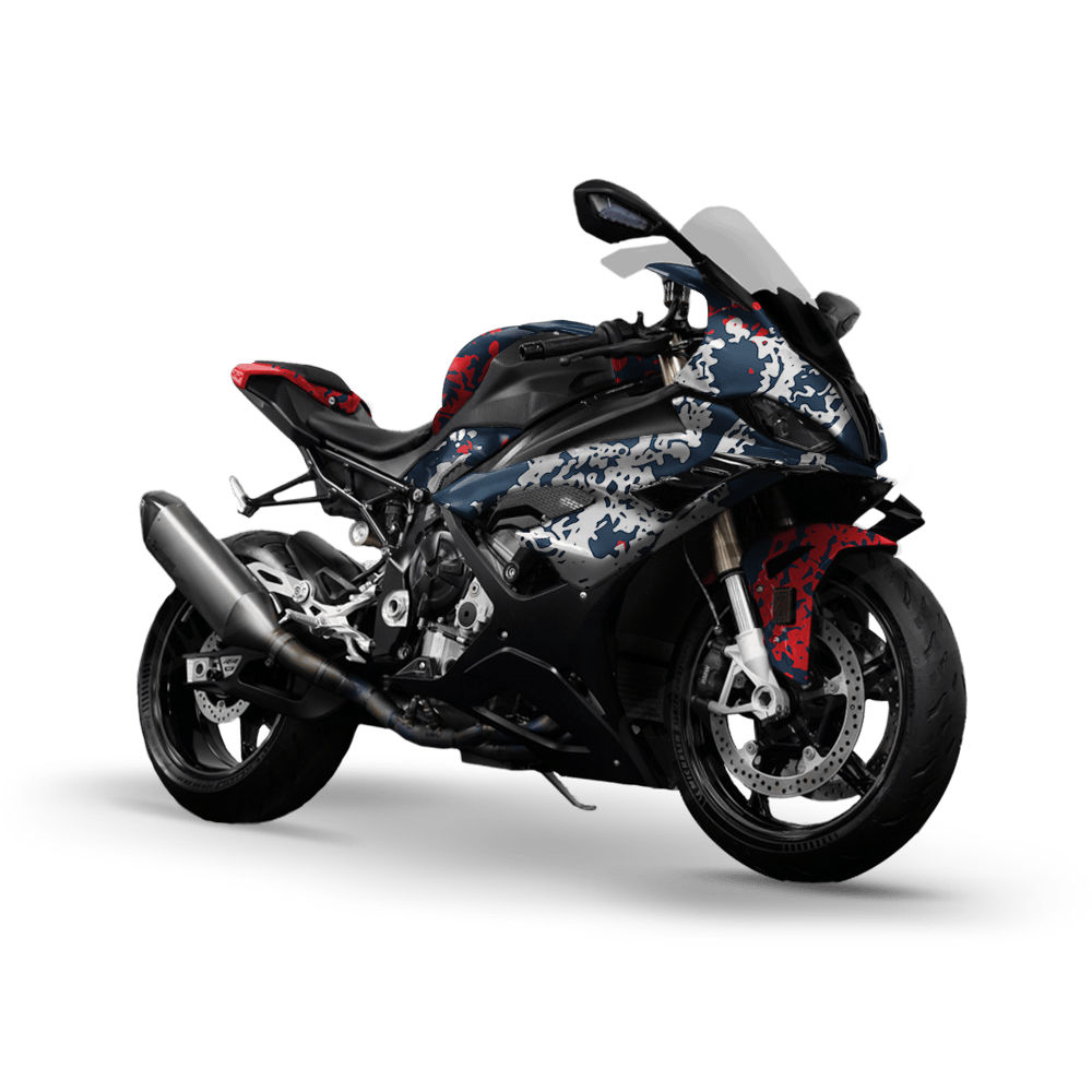 Pasted America Camo Sports Bike Vinyl Wrap