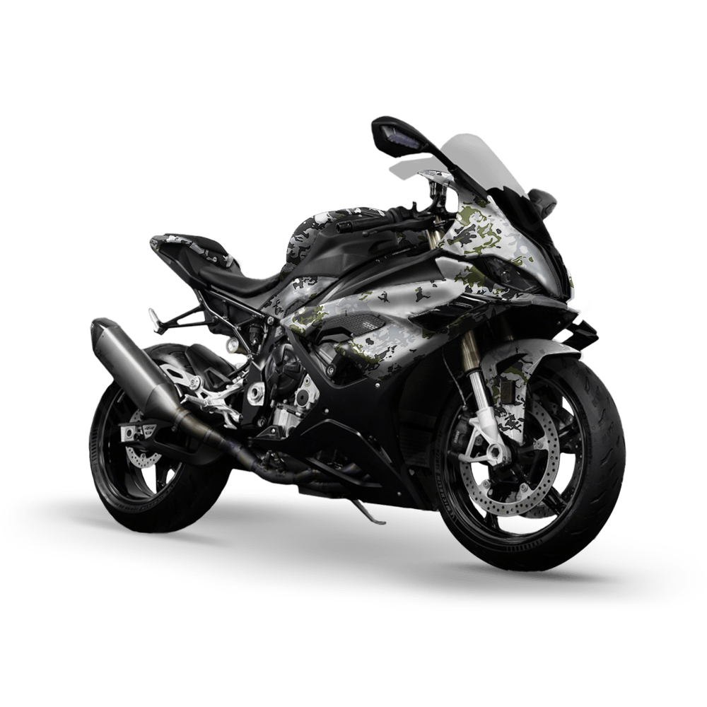 RELV X1 Timber Wolf Camo Sports Bike Vinyl Wrap