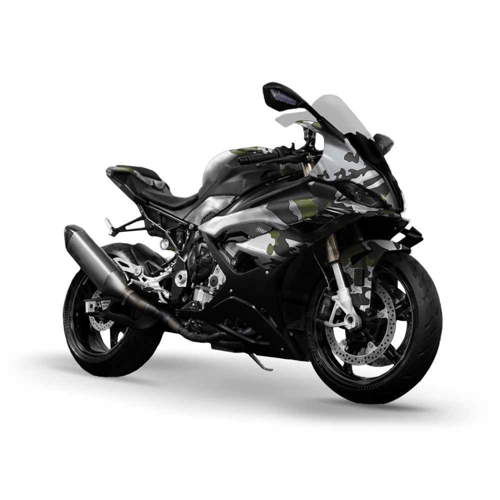 RELV X3 Timber Wolf Camo Sports Bike Vinyl Wrap