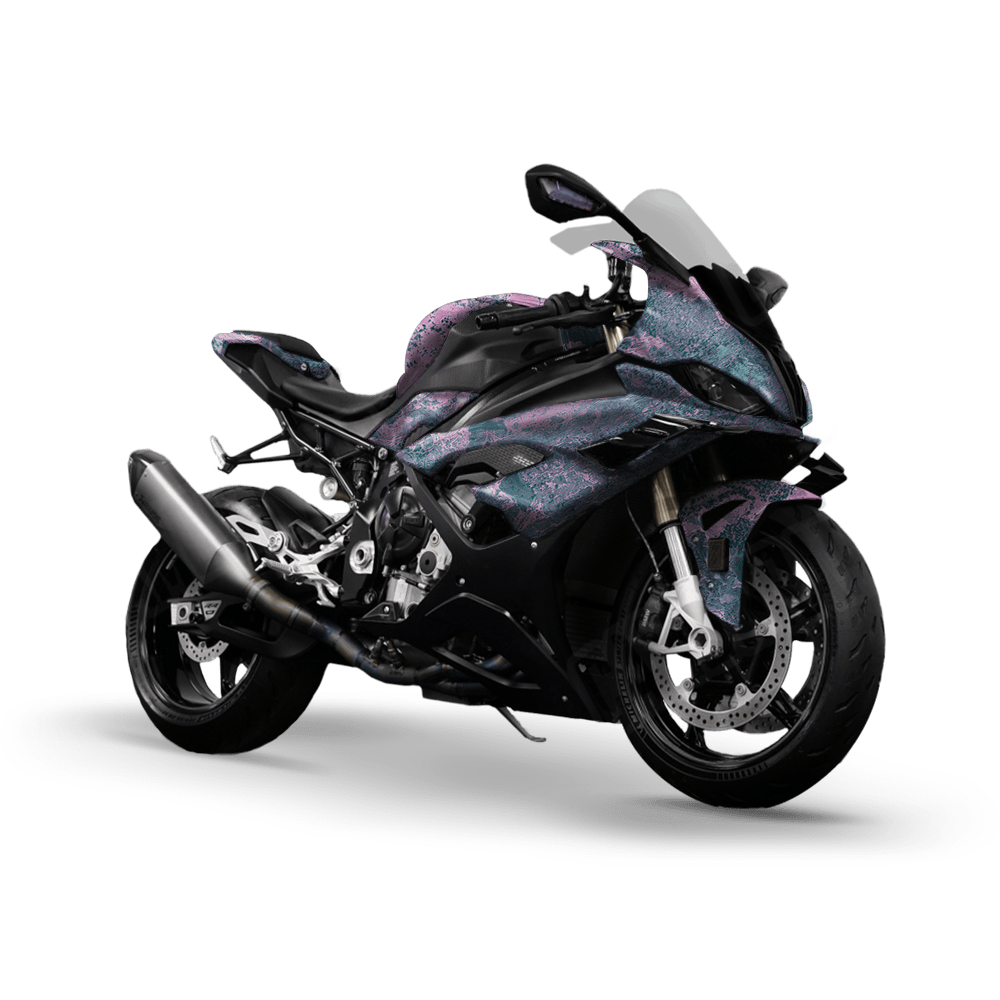 Realtree XTREME Lavender Haze Camo Sports Bike Vinyl Wrap