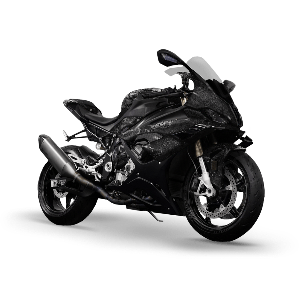 Realtree XTREME Midnight Camo Sports Bike Vinyl Wrap