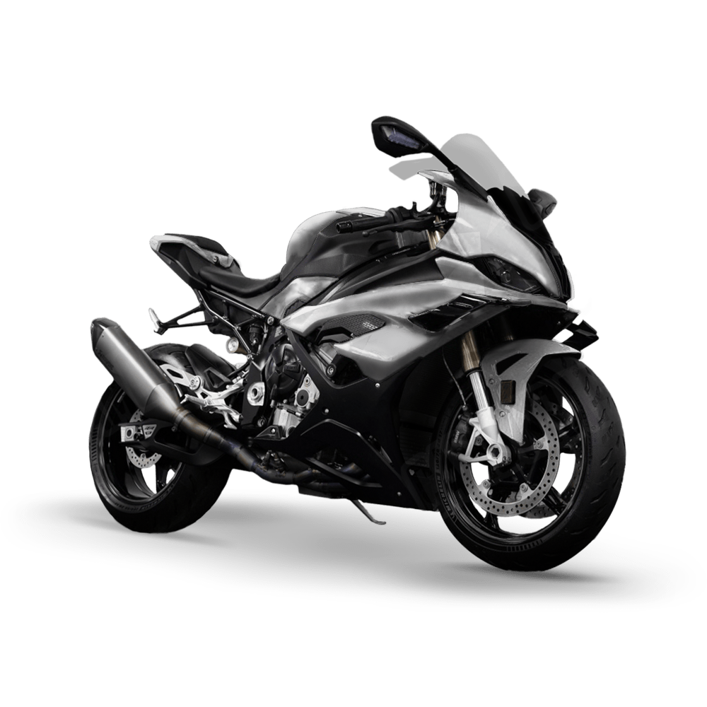 Shattered Elite White Camo Sports Bike Vinyl Wrap