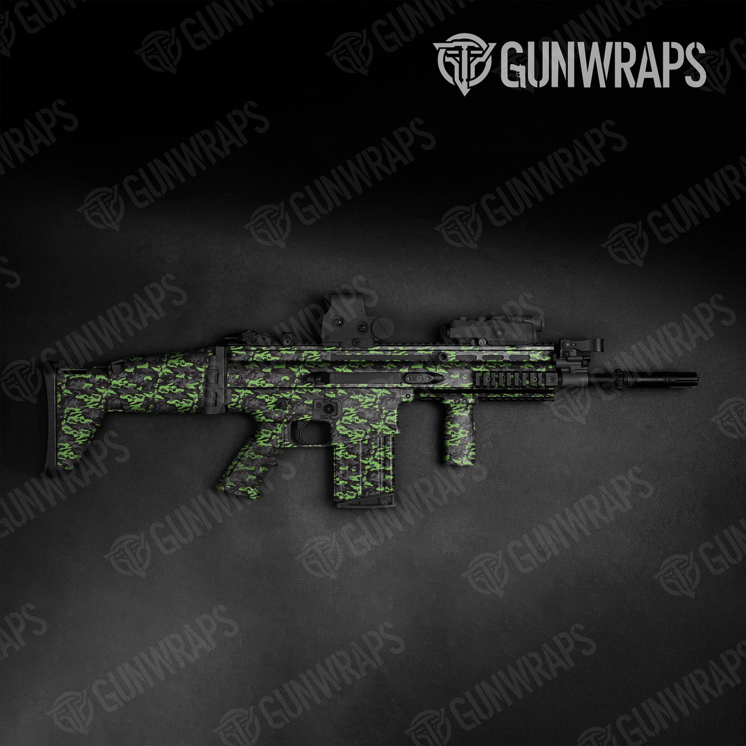 Tactical Classic Metro Green Camo Gun Skin Vinyl Wrap