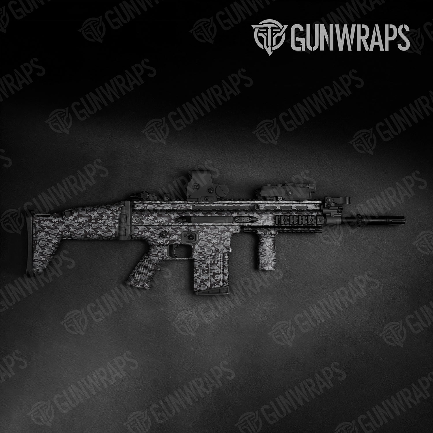 Tactical Classic Midnight Camo Gun Skin Vinyl Wrap