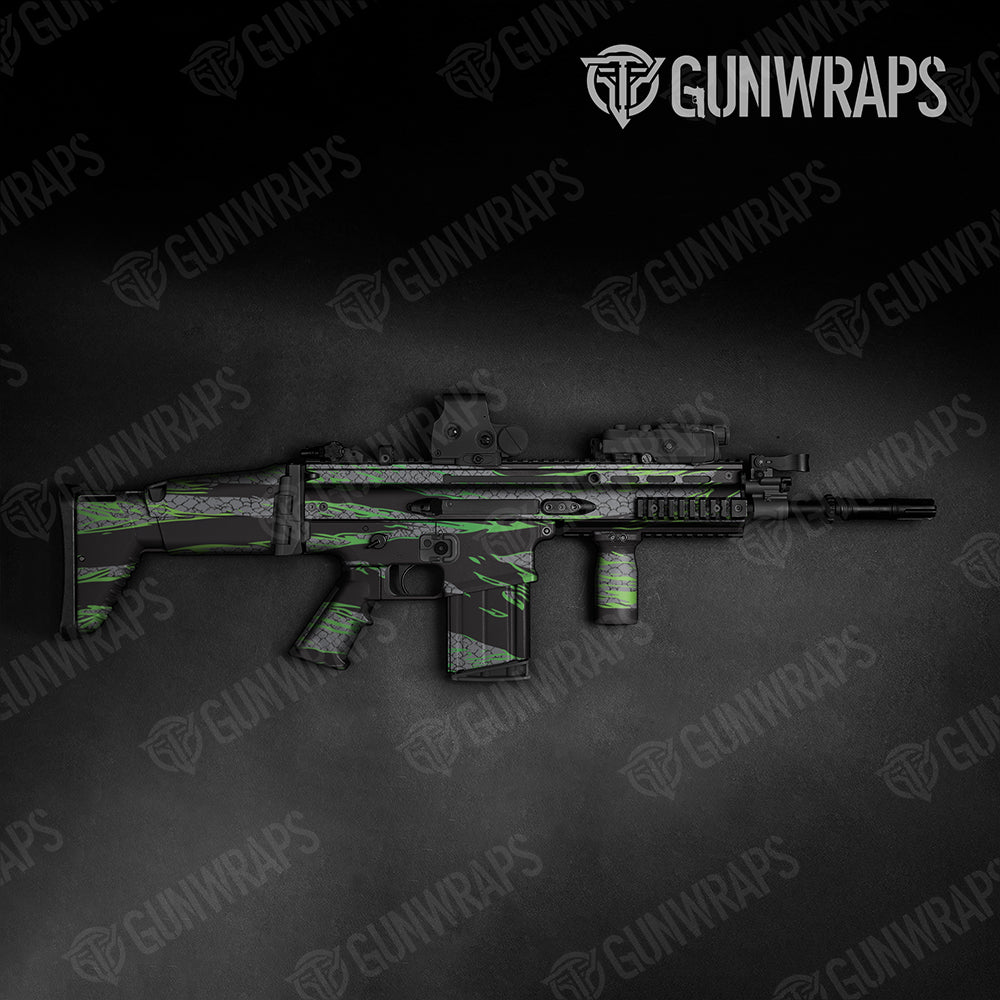 Dragonbreath Green Tactical Gun Skin Vinyl Wraps