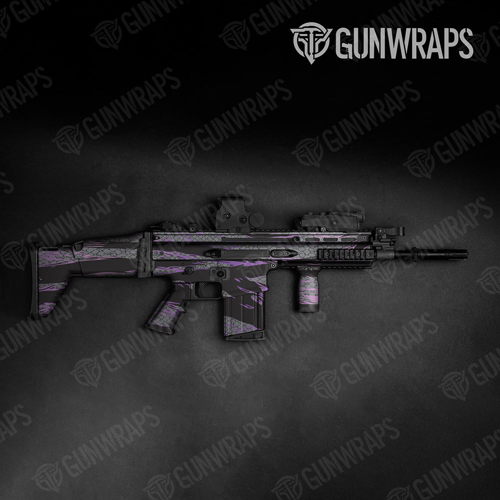 Dragonbreath Purple Tactical Gun Skin Vinyl Wraps