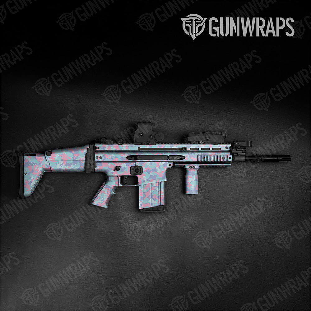 Tactical Cumulus Cotton Candy Camo Gun Skin Vinyl Wrap