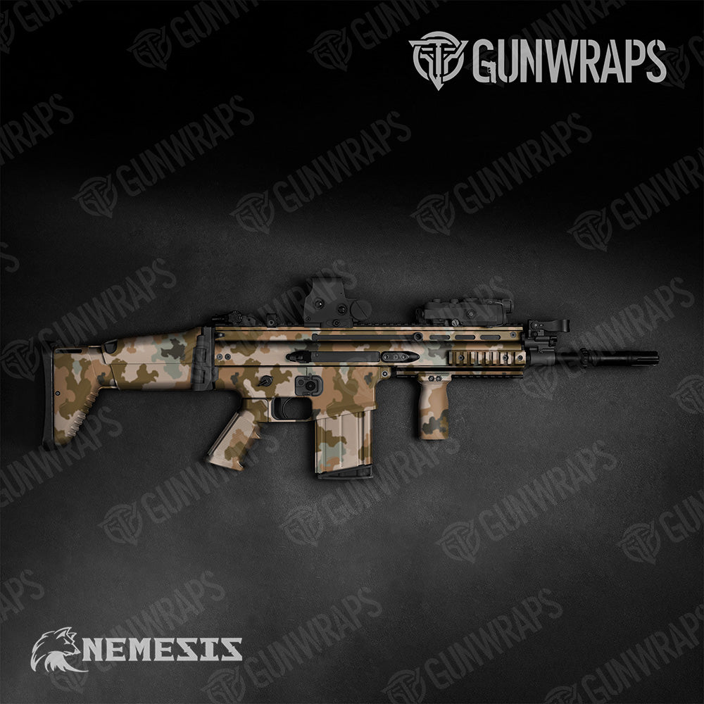 Tactical Large Nemesis Desert Scorpion Camo Vinyl Wrap