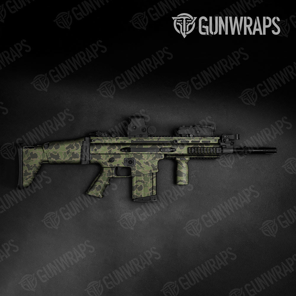 Old School Duck Army Green Tactical Gun Skin Vinyl Wraps