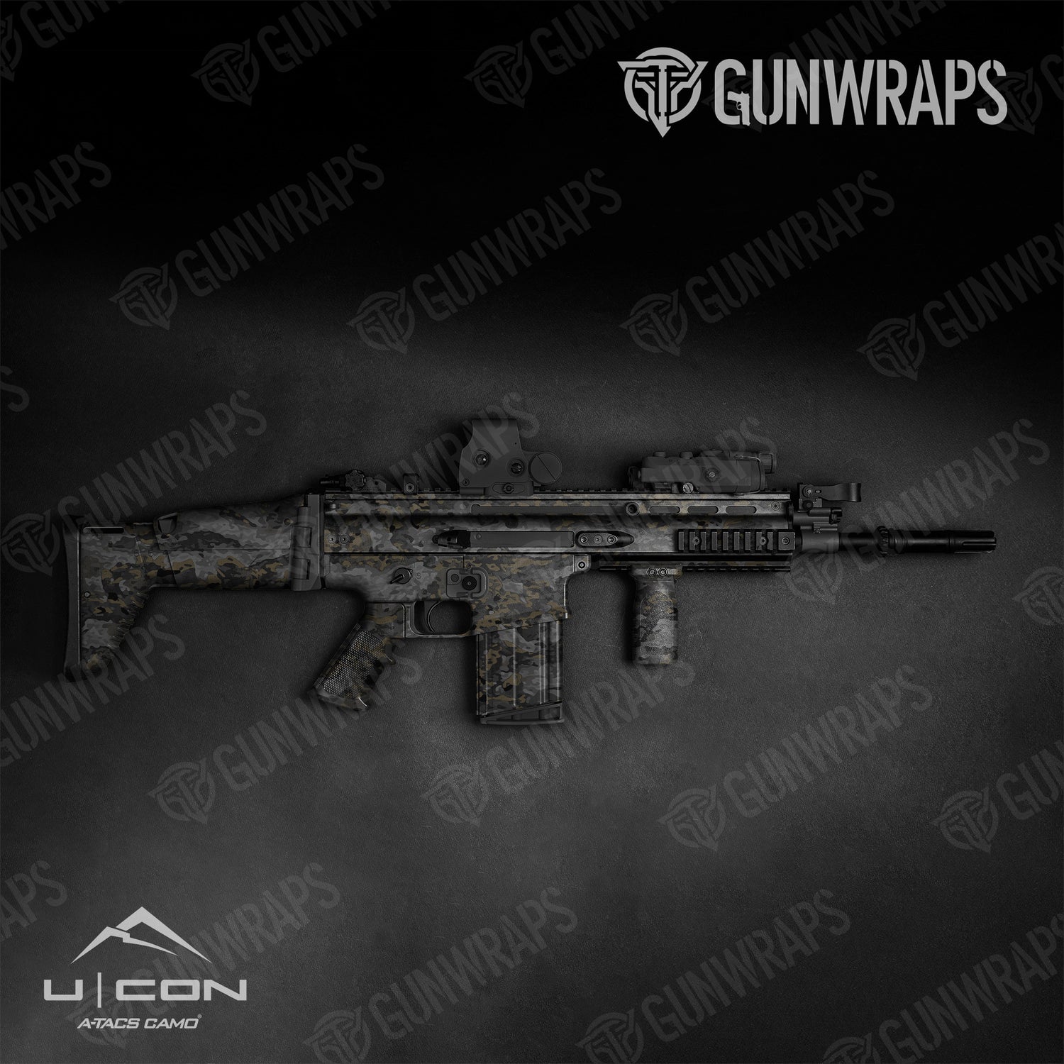 Tactical Ucon Stealth Camo Gun Skin Vinyl Wrap