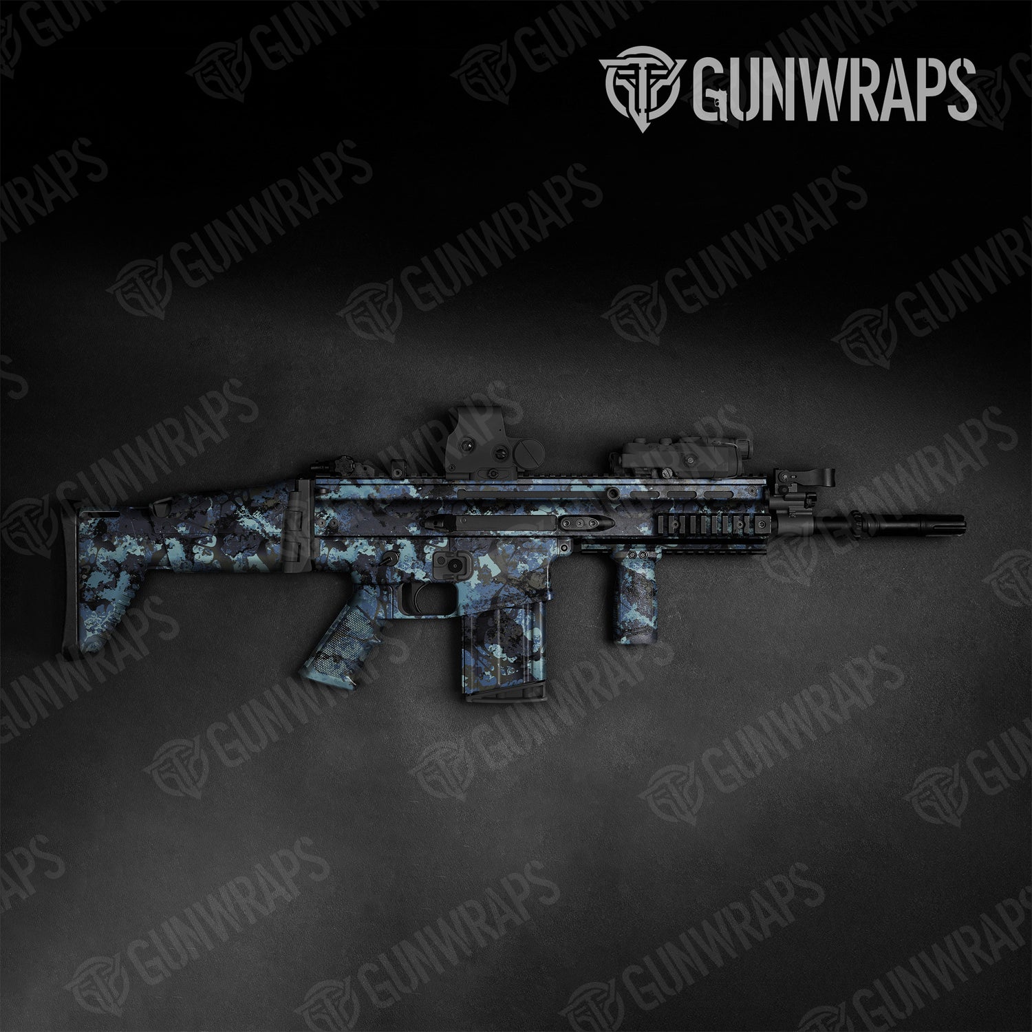 Tactical Veil Stoke Poseidon Camo Gun Skin Vinyl Wrap