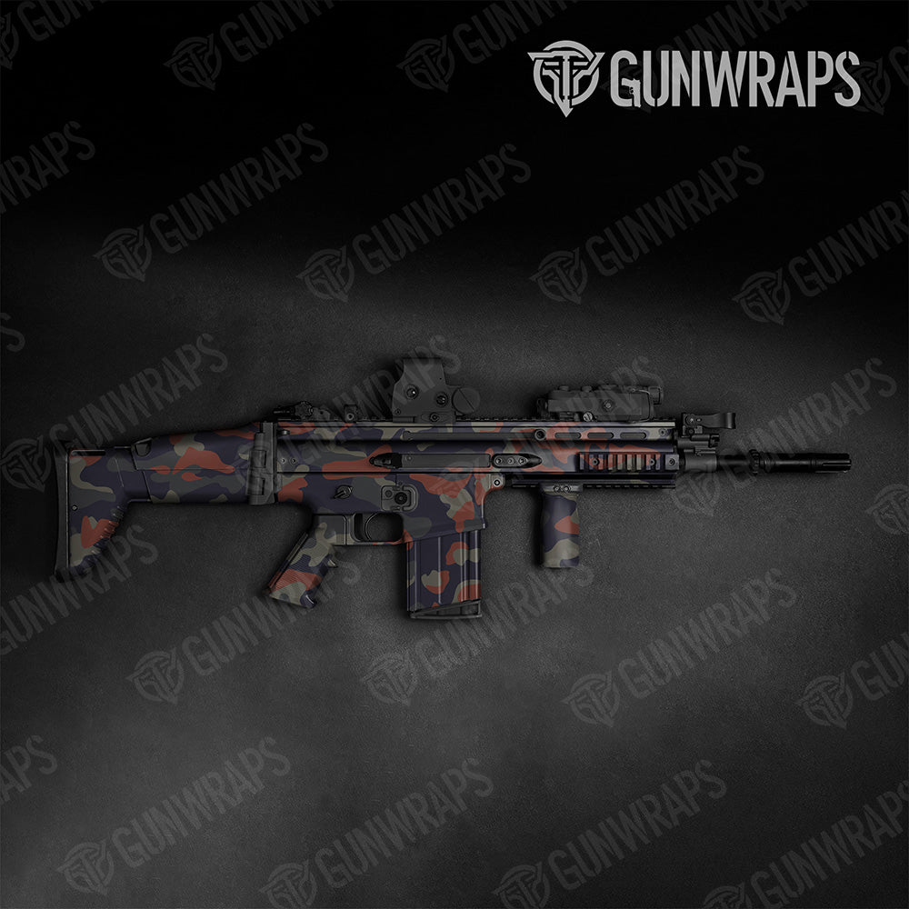 Tactical Classic XL Blue Copper Camo Gun Skin Vinyl Wrap