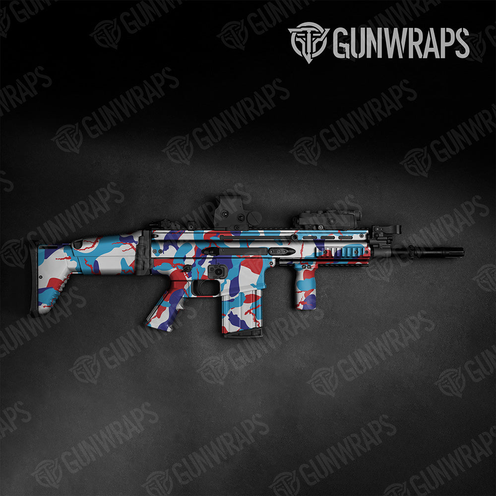 Tactical Ragged XL M Series Camo Gun Skin Vinyl Wrap