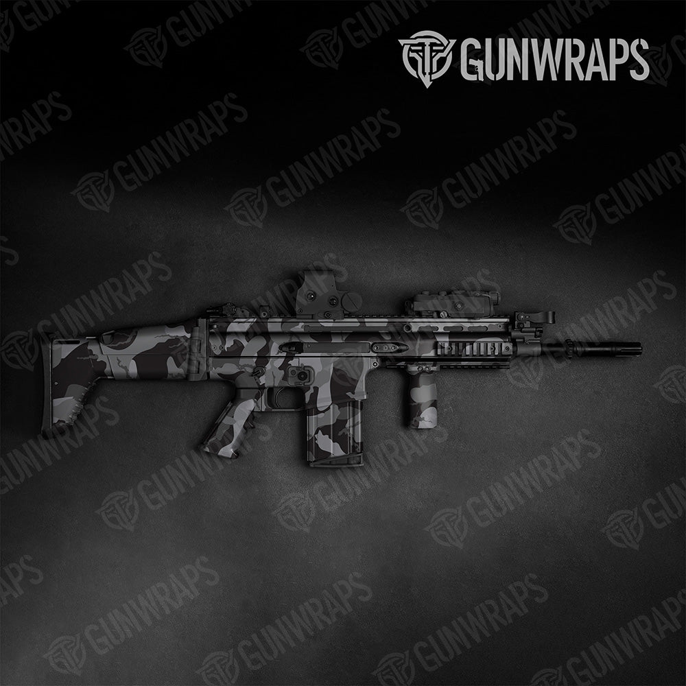 Tactical Ragged XL Midnight Camo Gun Skin Vinyl Wrap