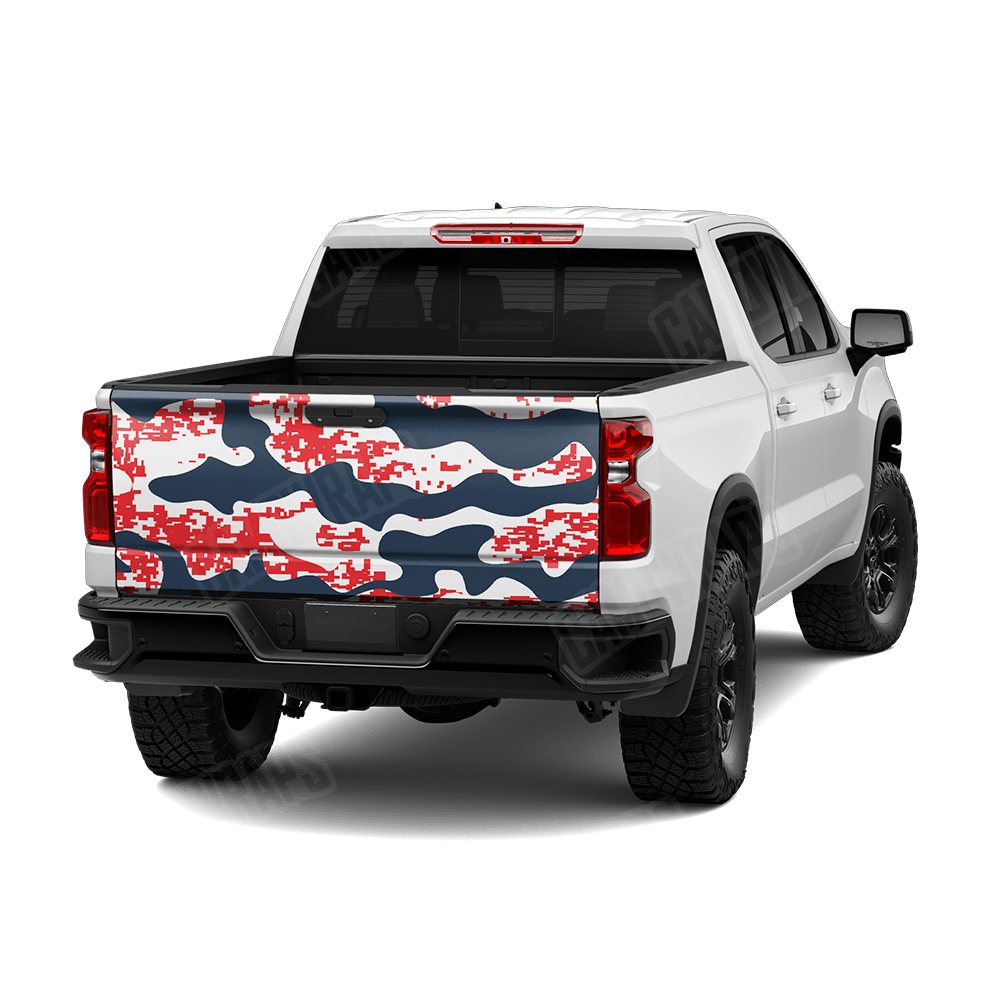Compound America Camo Tailgate Vinyl Wrap