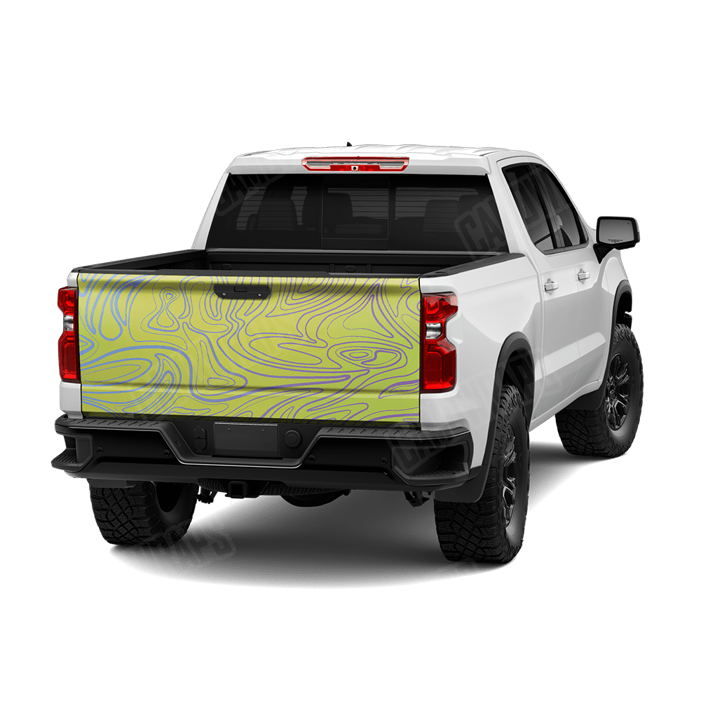 Damascus Carnival Camo Tailgate Vinyl Wrap
