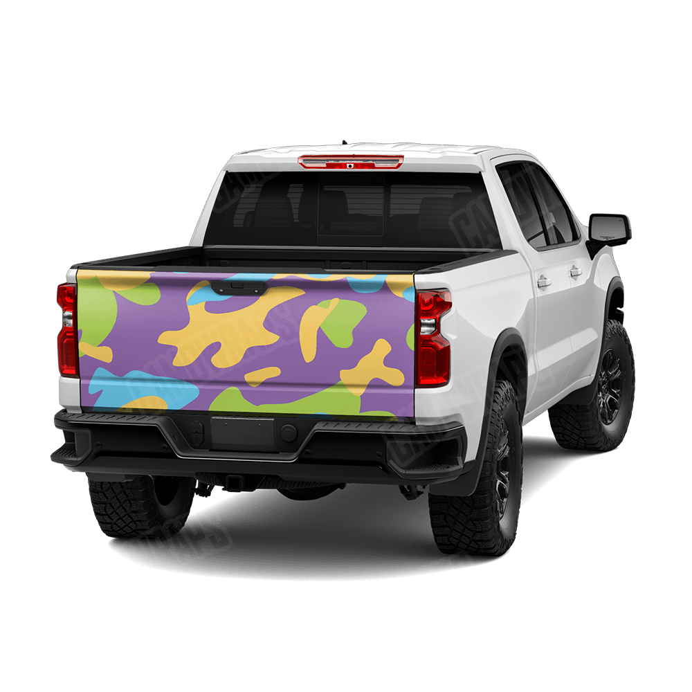 Jumbo Classic Carnival Camo Tailgate Vinyl Wrap
