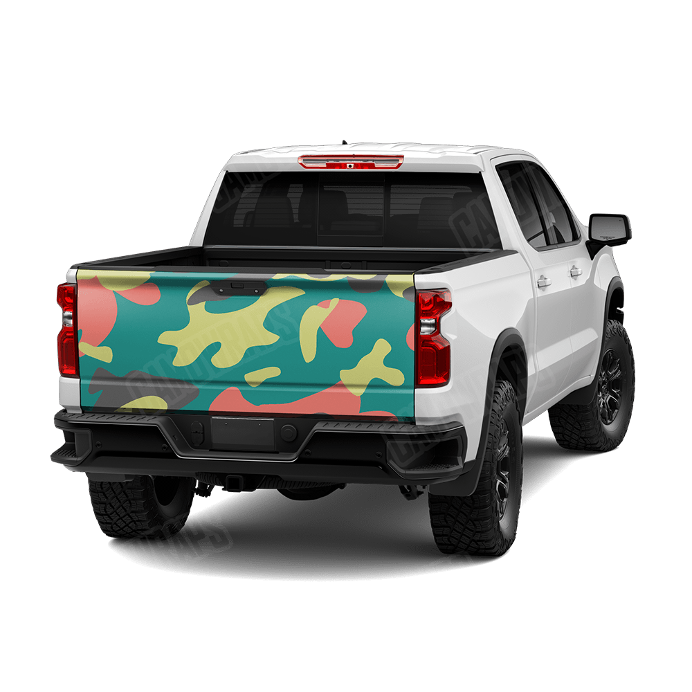 Jumbo Classic Fiesta Camo Tailgate Vinyl Wrap
