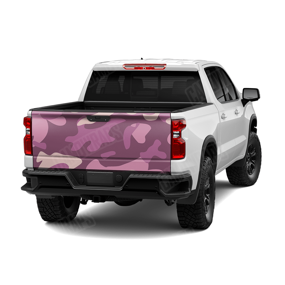 Jumbo Classic Floral Camo Tailgate Vinyl Wrap