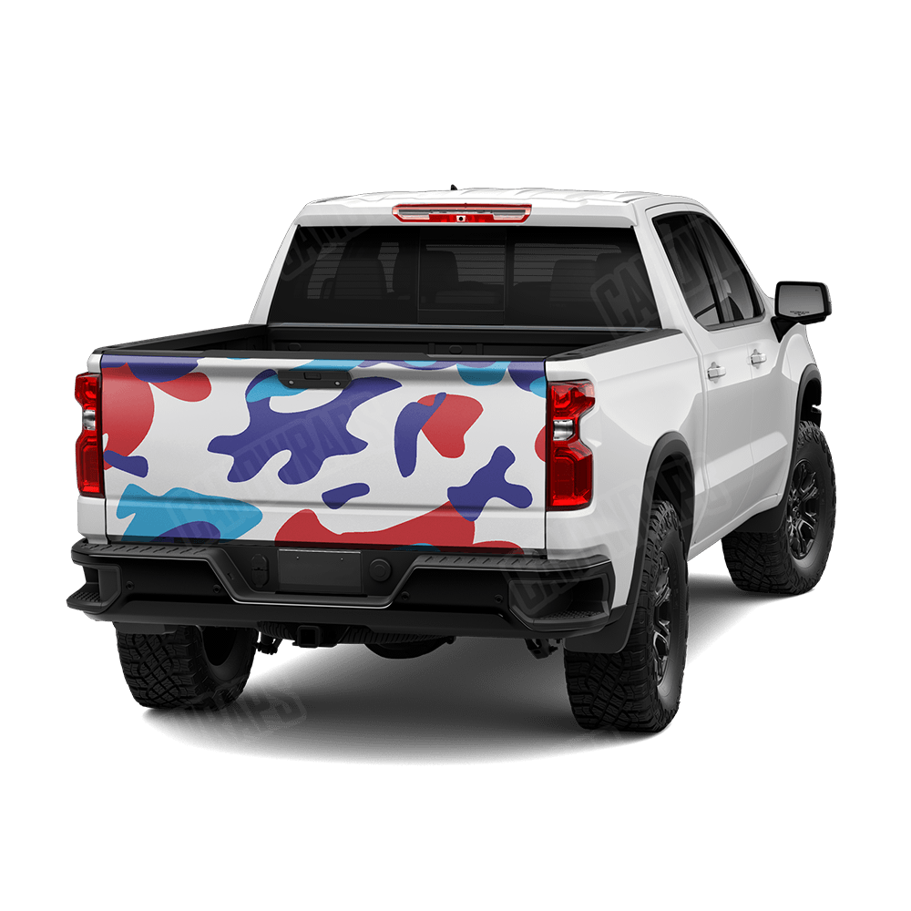 Jumbo Classic M Series Camo Tailgate Vinyl Wrap