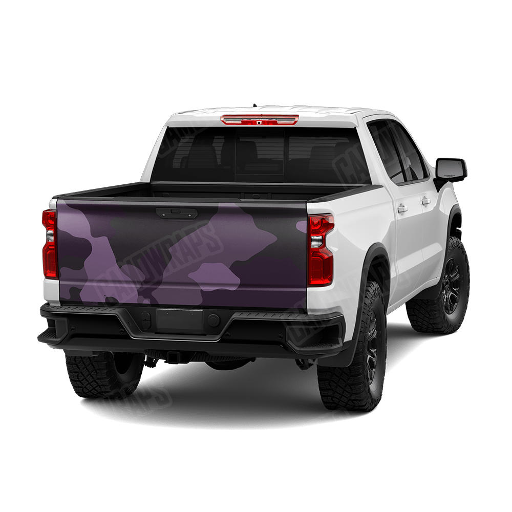 Jumbo Cumulus Darkwing Camo Tailgate Vinyl Wrap