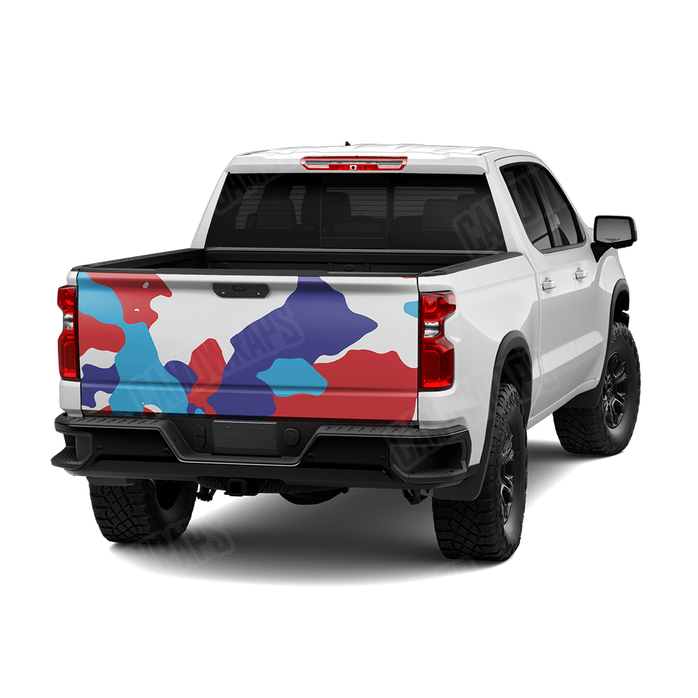 Jumbo Cumulus M Series Camo Tailgate Vinyl Wrap