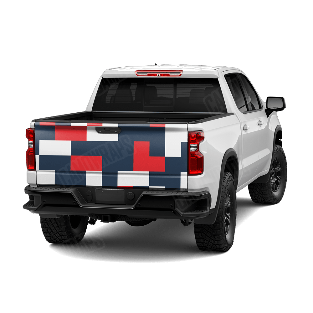 Pixel America Tailgate Wraps