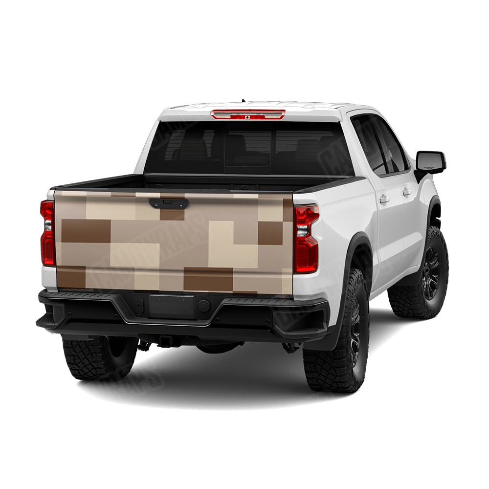 Pixel Desert Tailgate Wraps