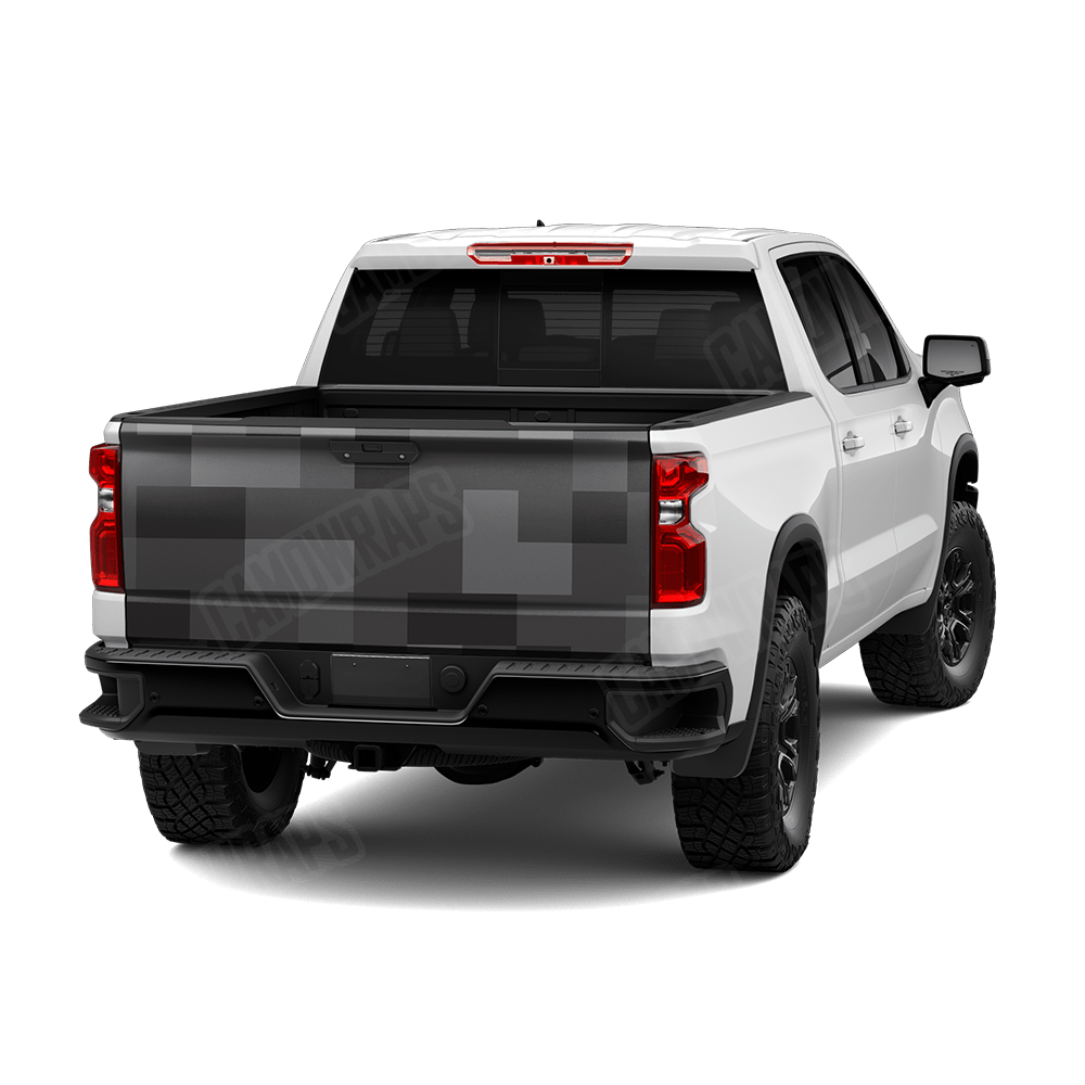 Pixel Elite Black Tailgate Wraps