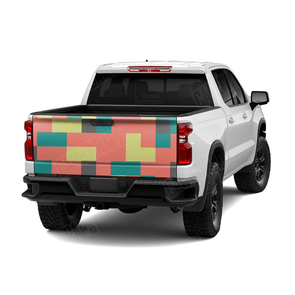 Pixel Fiesta Tailgate Wraps
