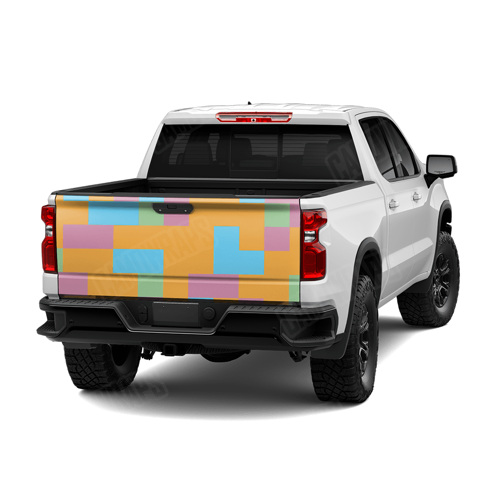Pixel Sherbert Tailgate Wraps
