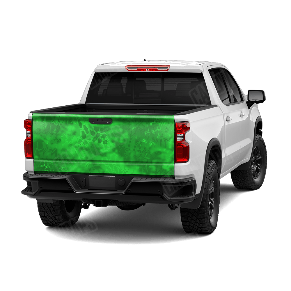 Kryptek Green Camo Tailgate Vinyl Wrap