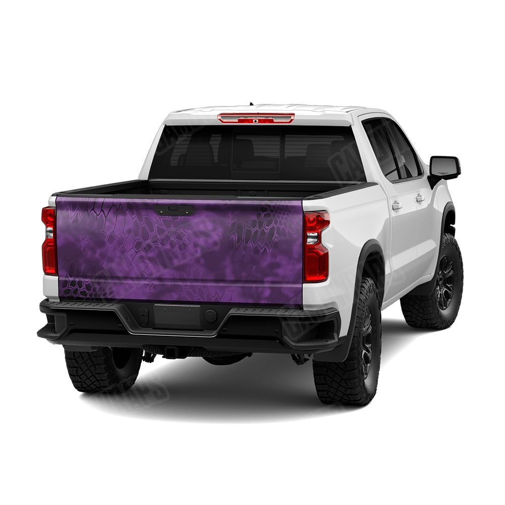 Kryptek Purple Camo Tailgate Vinyl Wrap