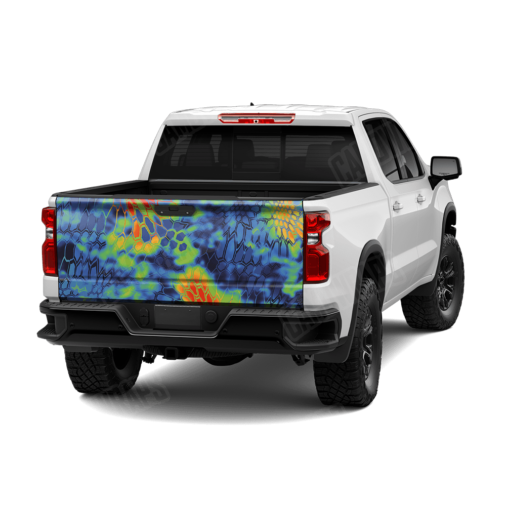 Kryptek Thermal Camo Tailgate Vinyl Wrap