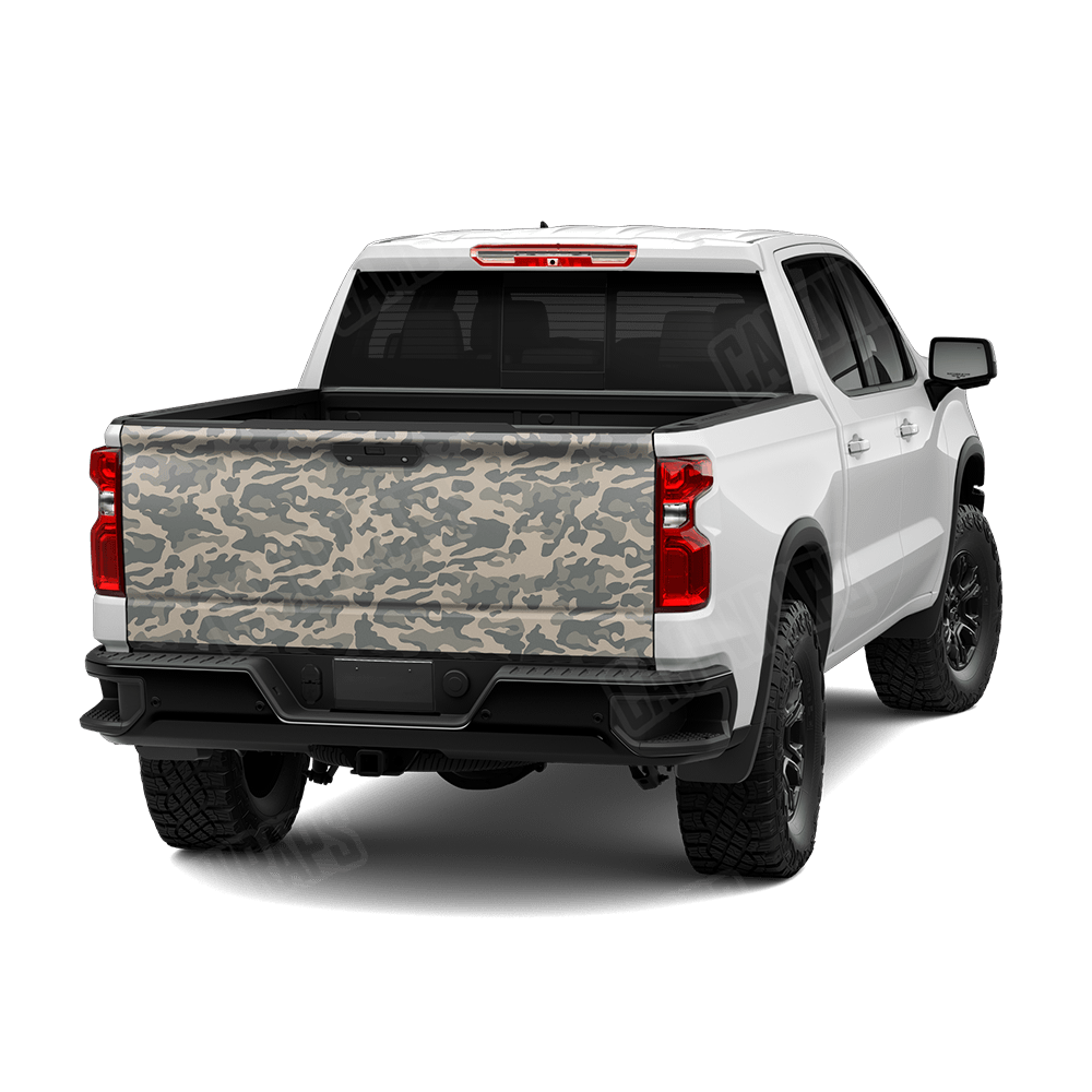 Large Classic Army Camo Tailgate Vinyl Wrap